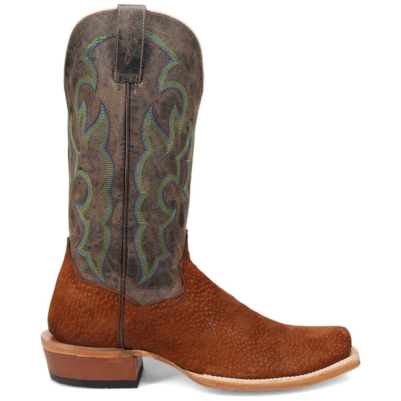 Dan Post Mens Cappy Brown Carpincho Leather Western Boots - Image 2