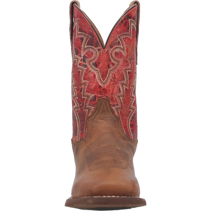 Dan Post Men's Killeen Leather Square Toe Boots - Tan - Image 3