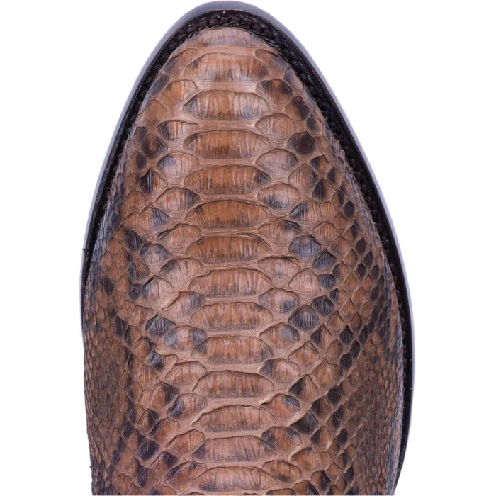Dan Post Men's Manning Python Snakeskin Round Toe Boots - Bay Apache - Image 6