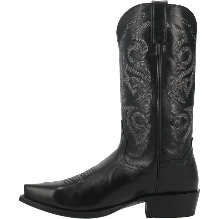 Dan Post Men's Milwaukee Leather Snip Toe Boots - Black - Image 3
