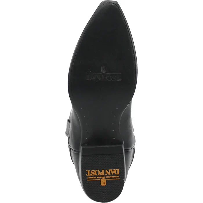Dan Post Men's Milwaukee Leather Snip Toe Boots - Black - Image 6
