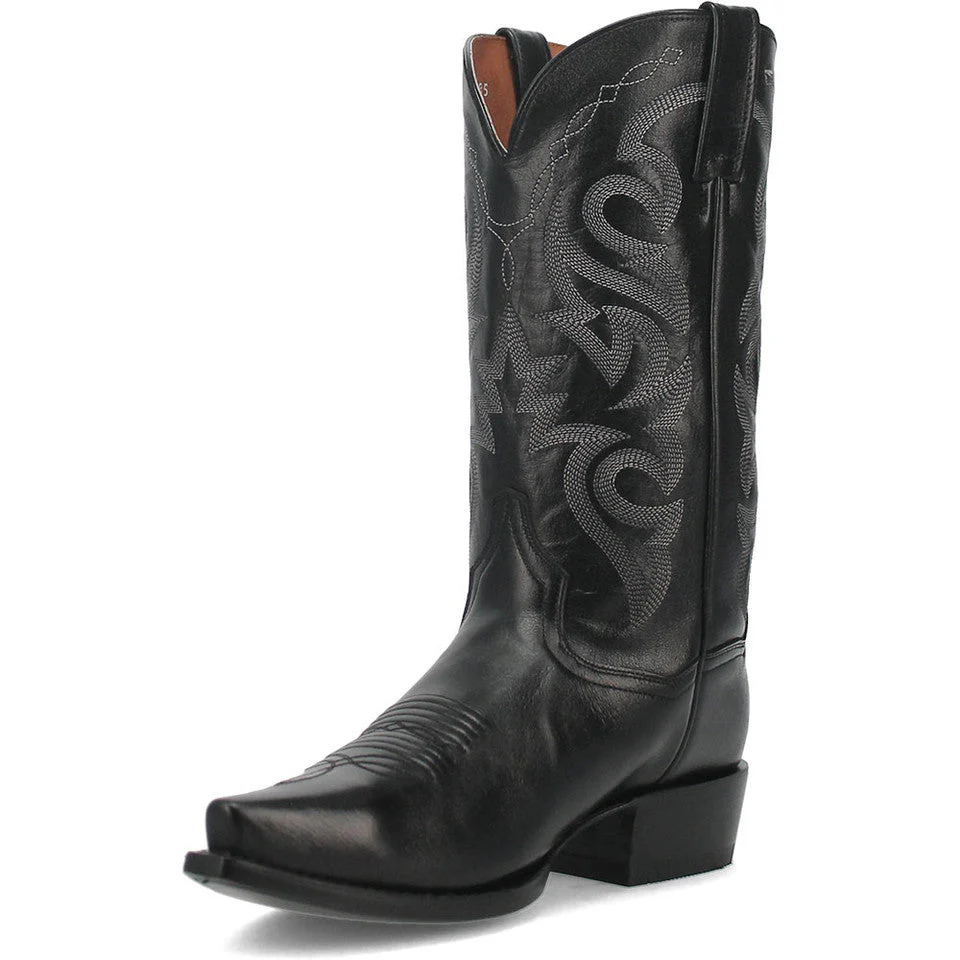 Dan Post Men's Milwaukee Western Black Boots - Image 8