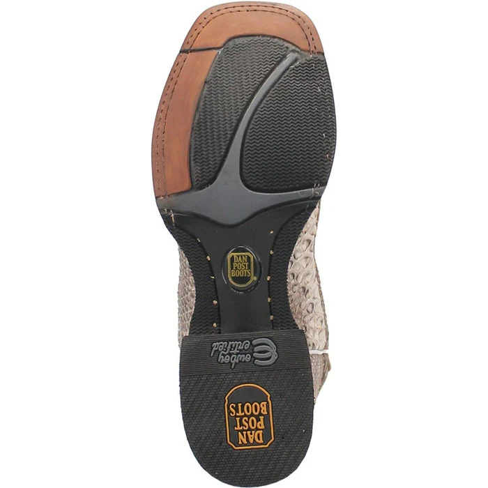 Dan Post Men's Winston Genuine Lizard Round Toe Boots - Black - Image 5