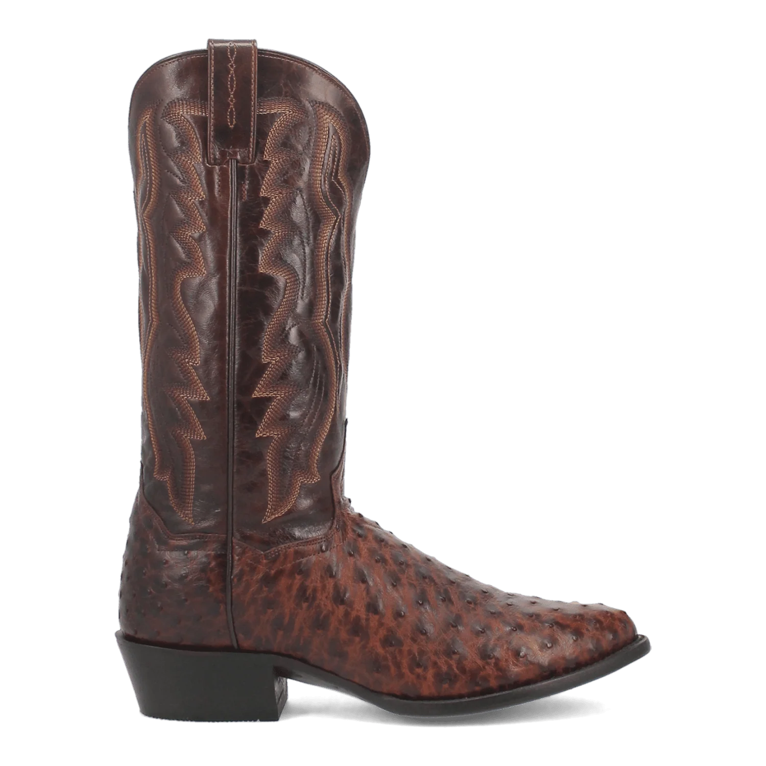 PERSHING FULL QUILL OSTRICH BOOT - Image 2