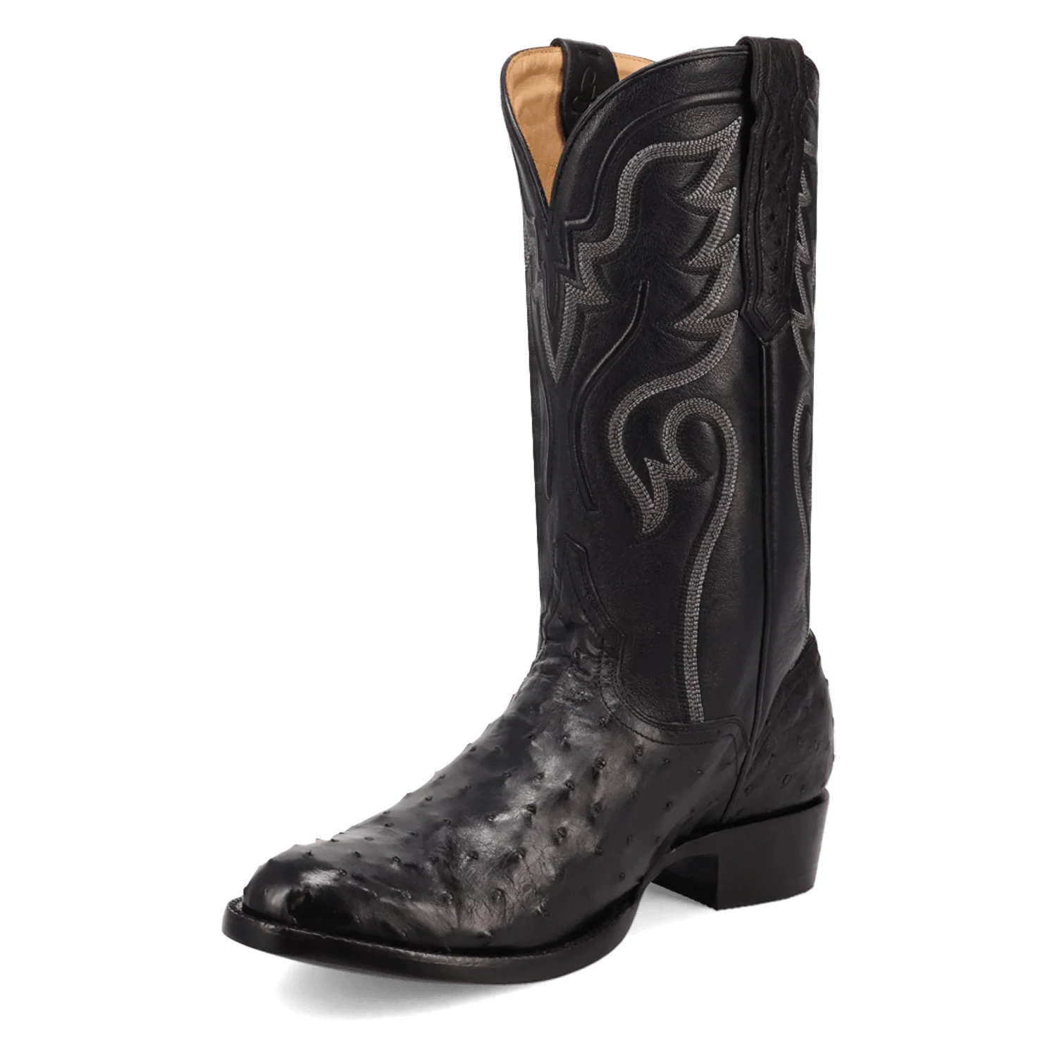 STANFORD FULL QUILL OSTRICH BOOT - Image 8
