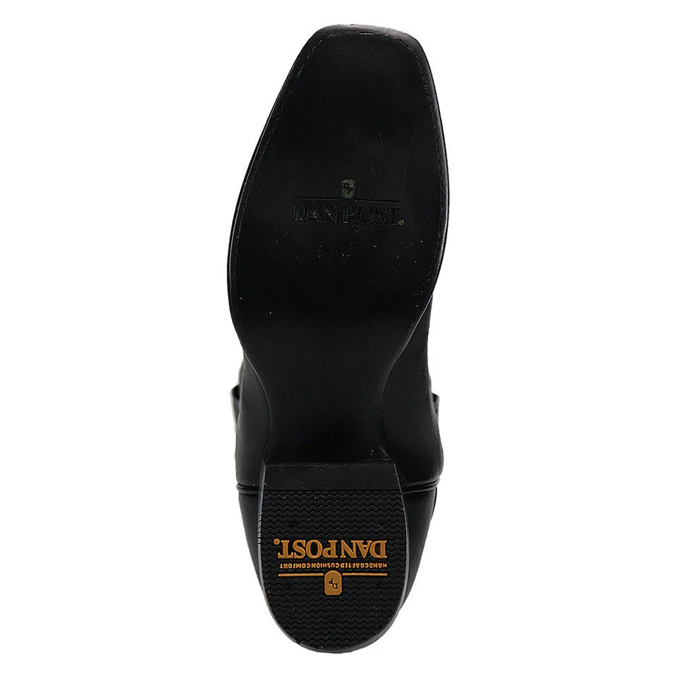 Dan Post Wade Black Leather Cowboy Boots - Image 3