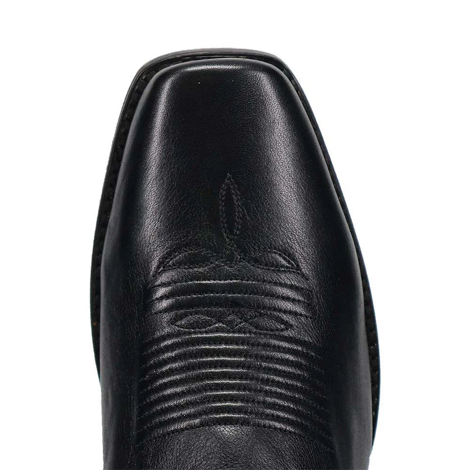 Dan Post Wade Black Leather Cowboy Boots - Image 4