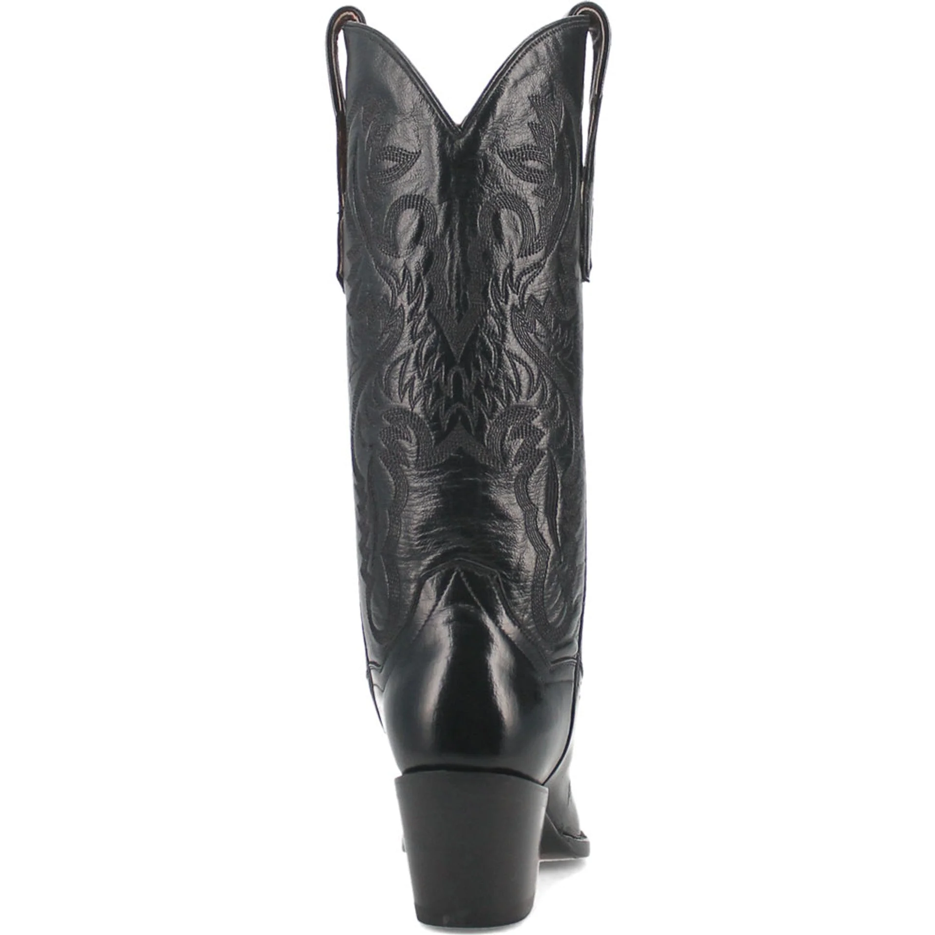 Dan Post Women’s Maria 13 Snip Toe Black Napalino Leather Fashion Boot - Image 4