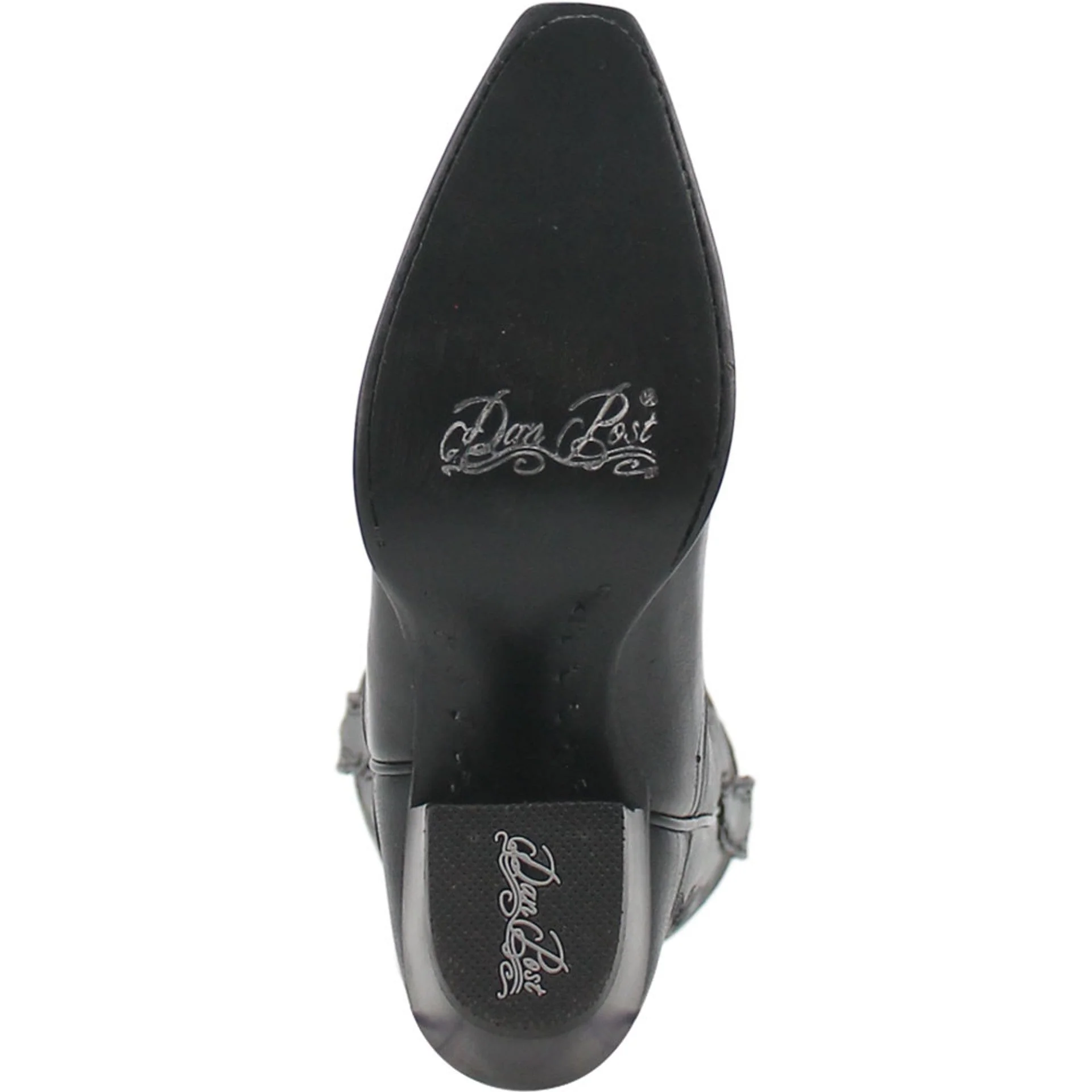 Dan Post Women’s Maria 13 Snip Toe Black Napalino Leather Fashion Boot - Image 6
