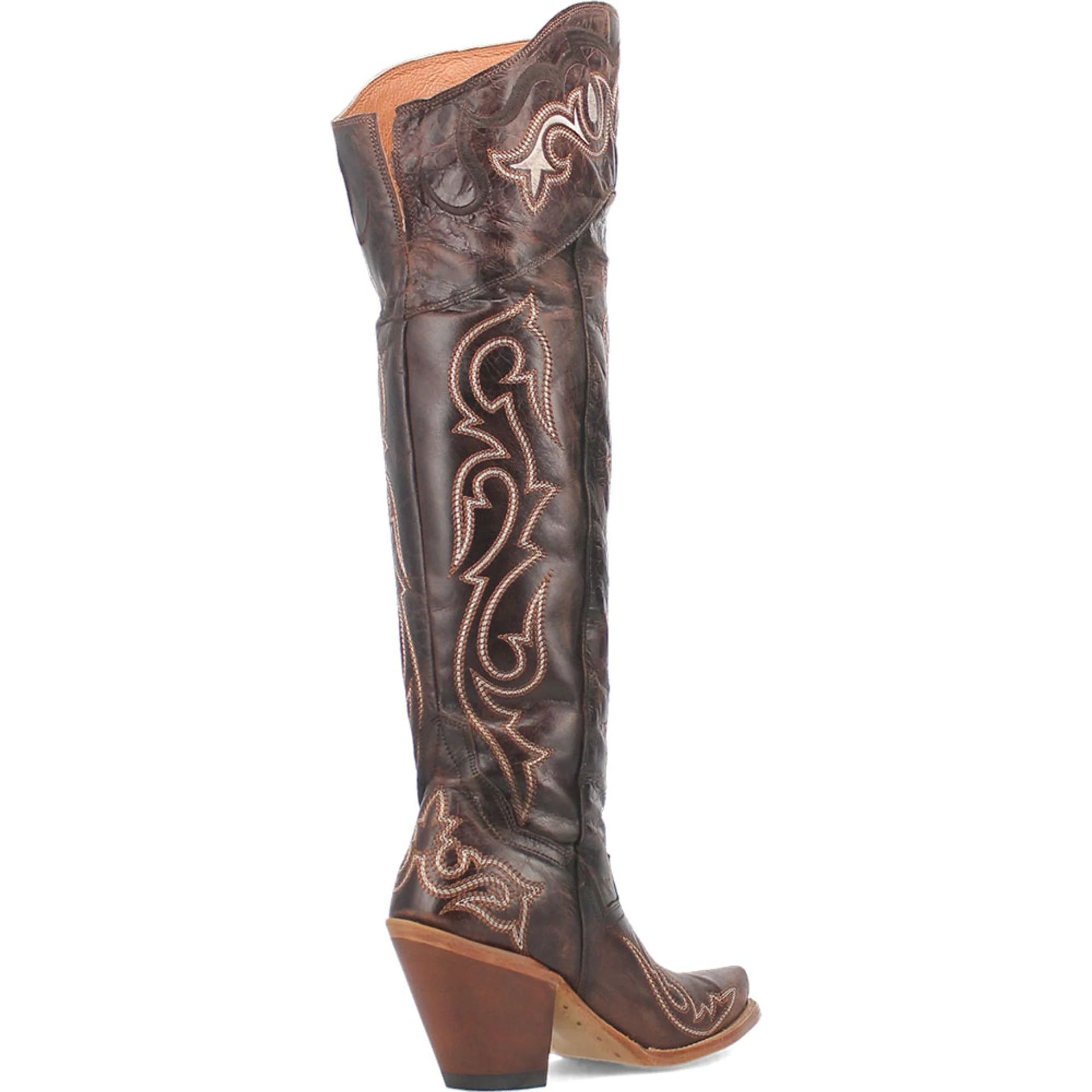 Dan Post Women's Kommotion Chocolate Leather Boots - Image 2