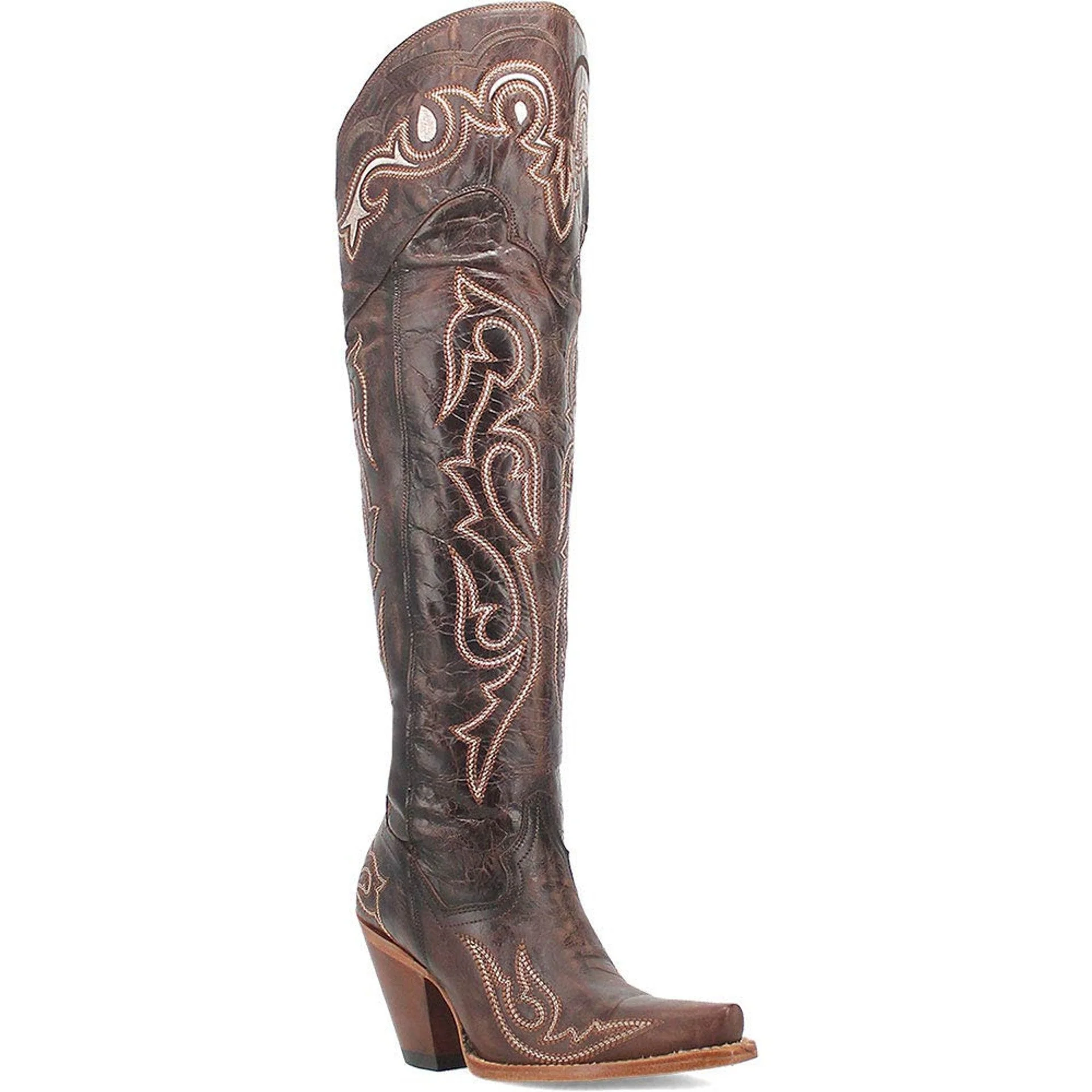 Dan Post Women's Kommotion Chocolate Leather Boots - Image 7