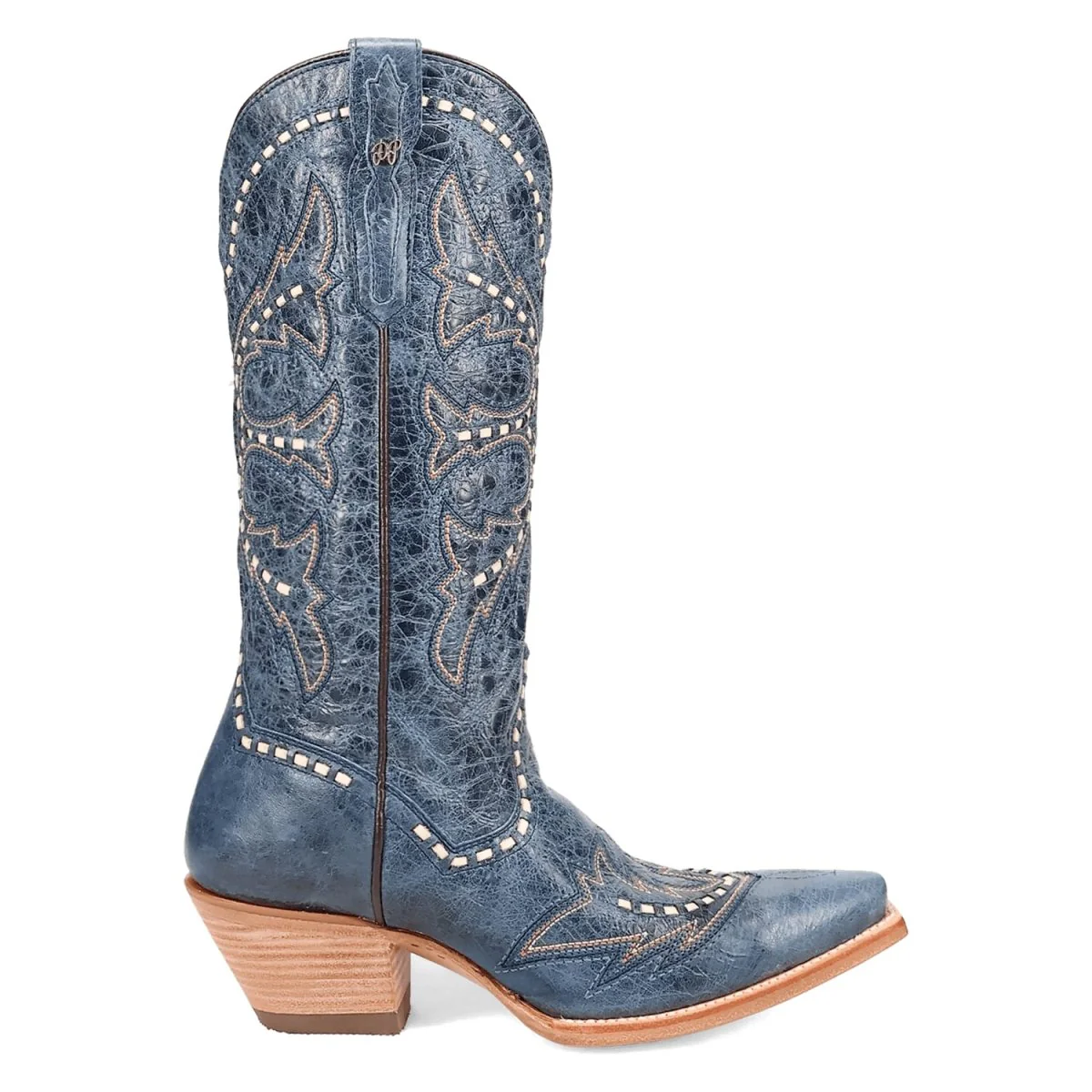 Dan Post Women's Mesa Snip Toe Leather Boots - Blue DP7019 - Image 3