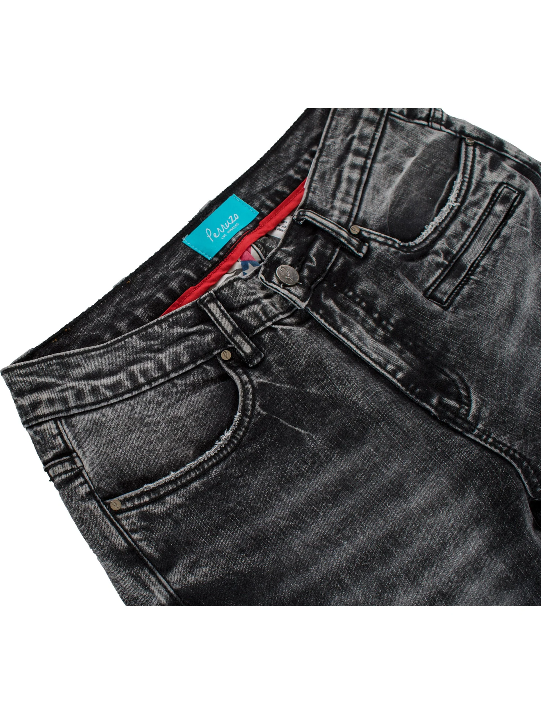 Moto Jean in distressed Black - Image 5