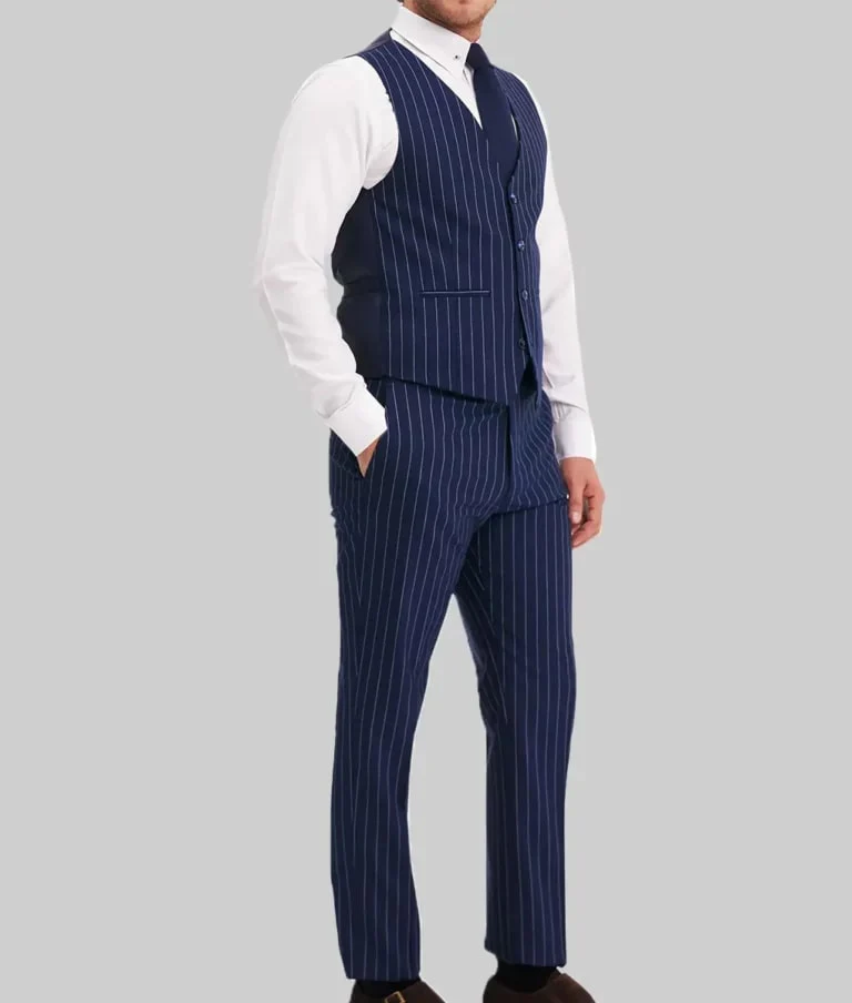 Doctor Who Ncuti Gatwa 3 Piece Stripe Suit - Image 3