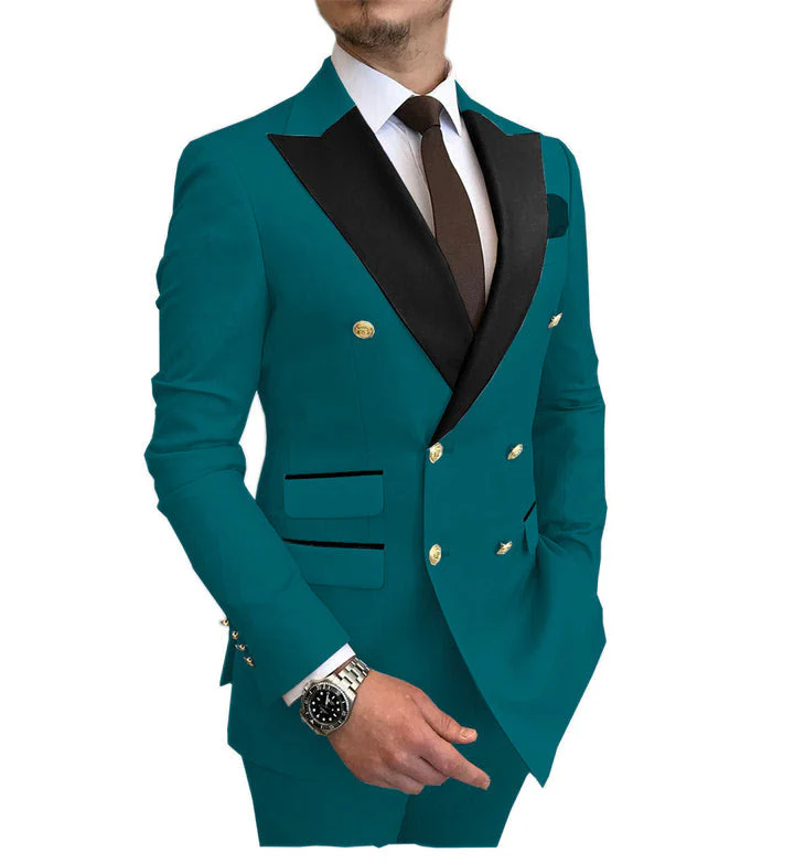 Double Breasted Tuxedo - Double Breasted Suit - "Groom Suit - Groom Tuxedo" - Wedding Suit - Image 4