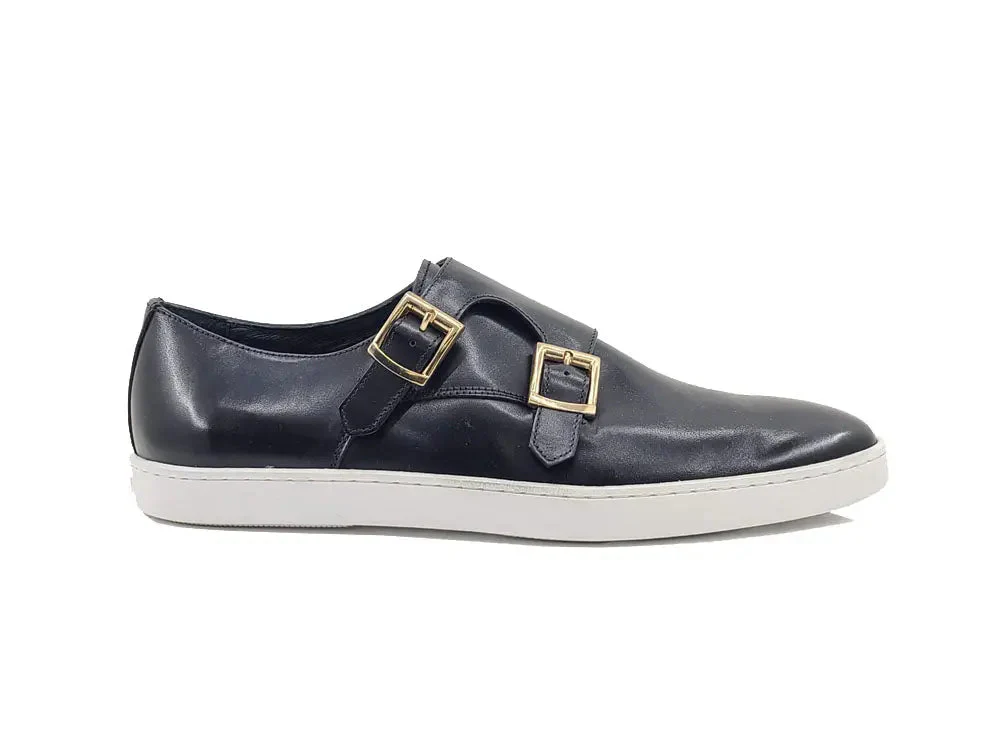 Double Monk Strap Leather Sneaker - Image 4