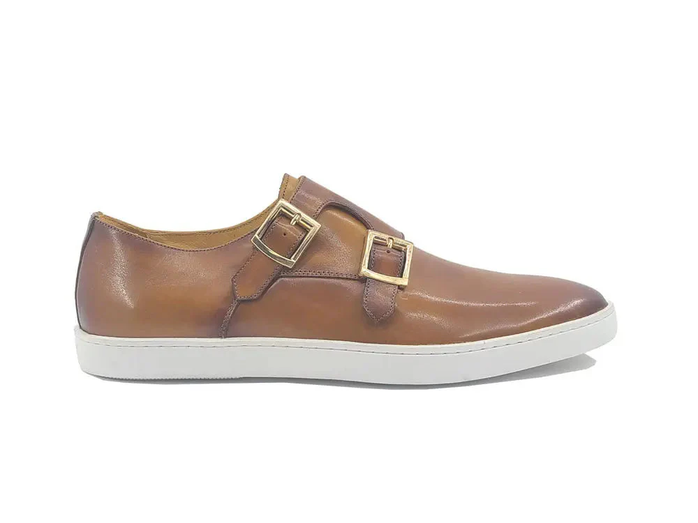 Double Monk Strap Leather Sneaker - Image 7