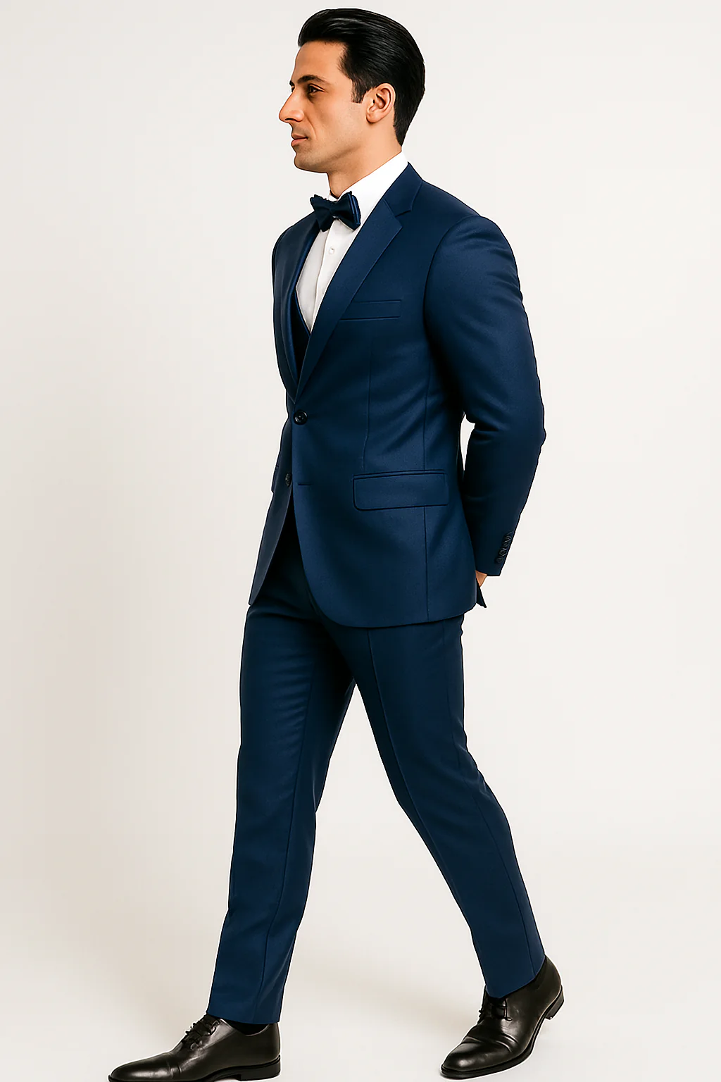 elite-Blue -satin-suit-wedding-prom - Image 2