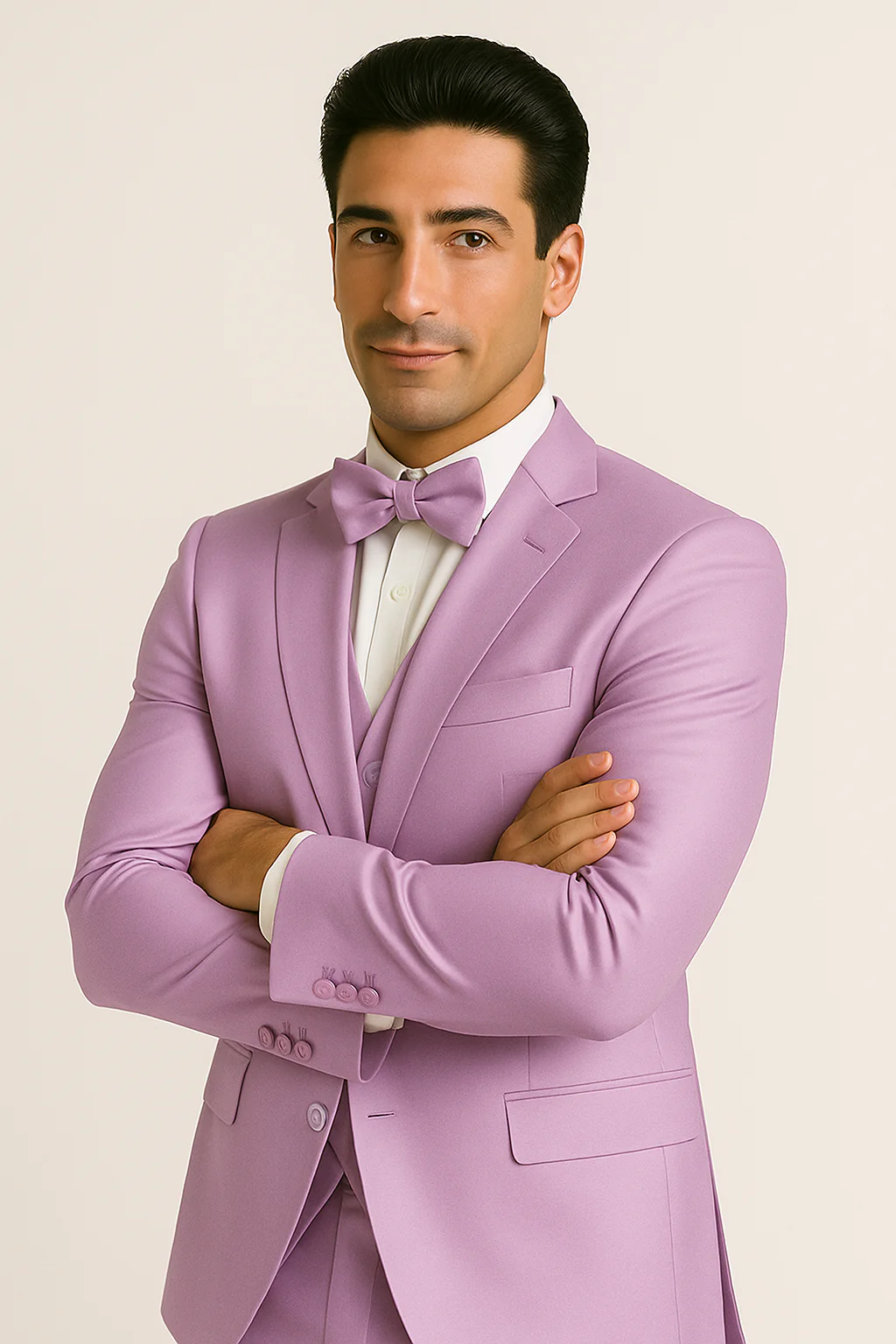 elite-Lavender-satin-suit-wedding-prom - Image 3