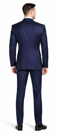 ENZO 150’s Super Wool 2-Button Suits in 6 Solid Colors - Image 4