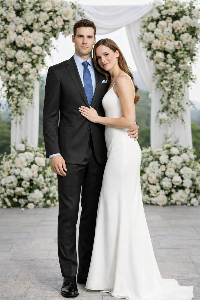 ENZO 150’s Super Wool 2-Button Suits in 6 Solid Colors - Image 9