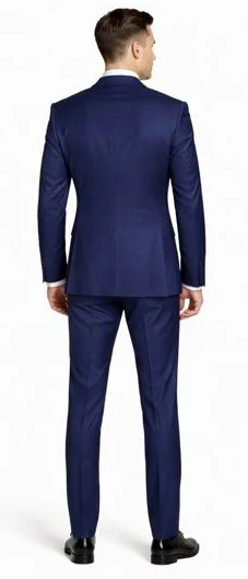 ENZO 150’s Super Wool 2-Button Suits in 6 Solid Fabrics Colors - Image 4