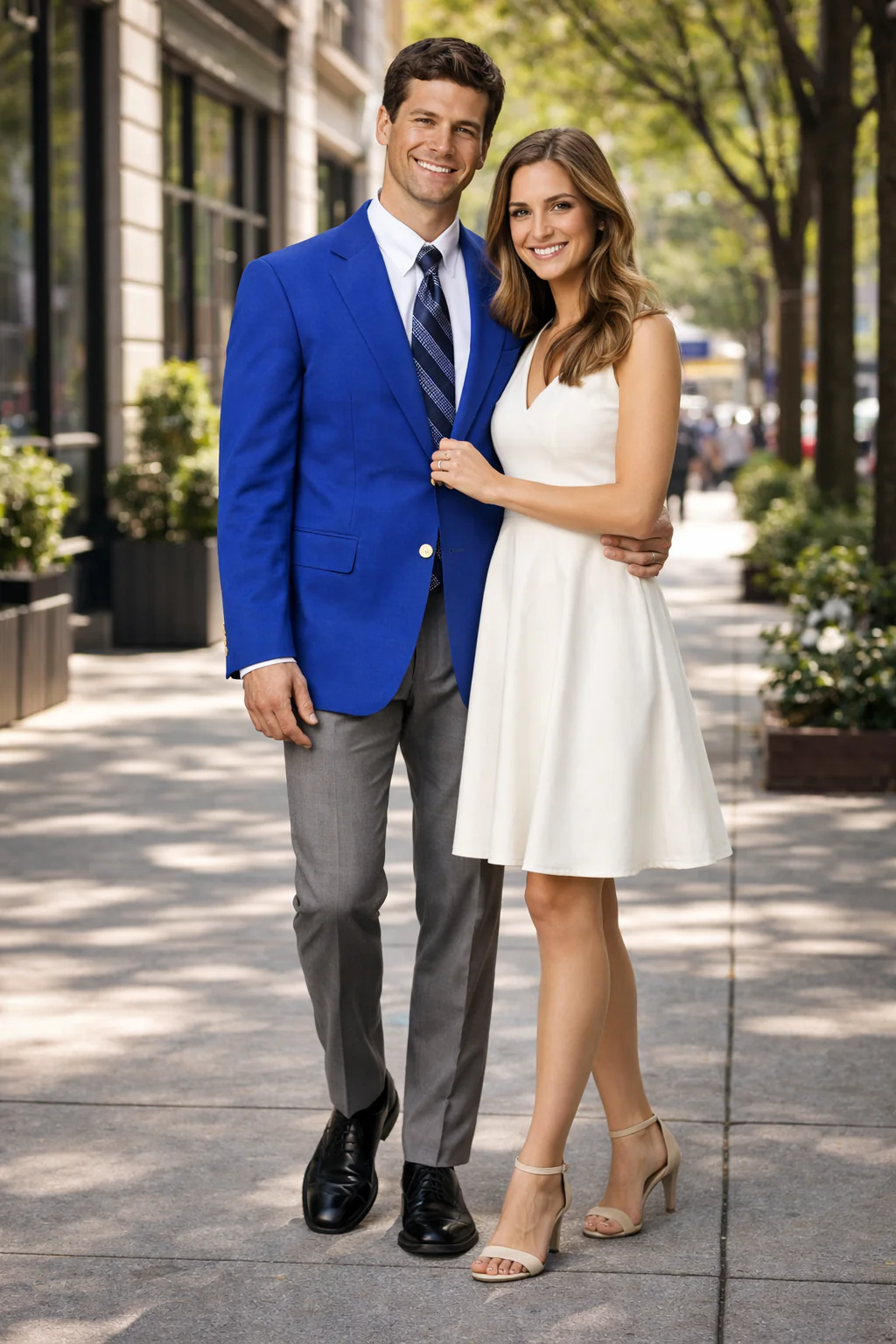 Executive Apparel Ultralux Men's Royal Blue Blazer Jacket - Image 8