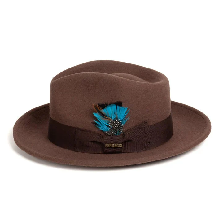 Fedora Hat in 10 Colors - 100% Australian Wool fabric - Image 10