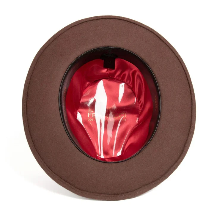 Fedora Hat in 10 Colors - 100% Australian Wool fabric - Image 12