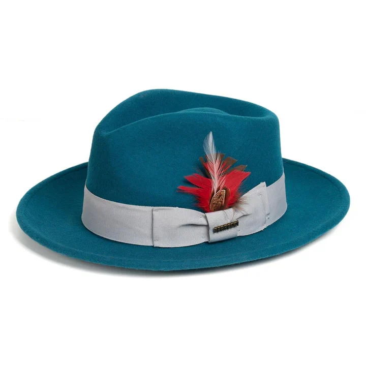 Fedora Hat in 10 Colors - 100% Australian Wool fabric - Image 13