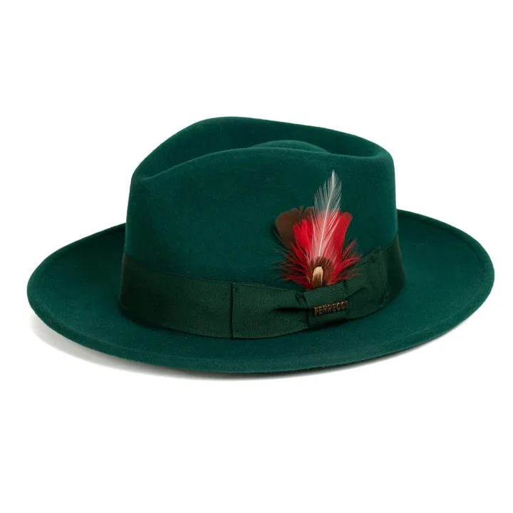 Fedora Hat in 10 Colors - 100% Australian Wool fabric - Image 17
