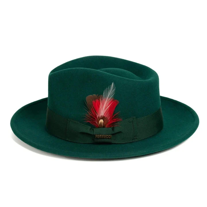 Fedora Hat in 10 Colors - 100% Australian Wool fabric - Image 18
