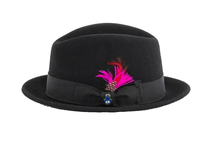 Fedora Hat in 10 Colors - 100% Australian Wool fabric - Image 24