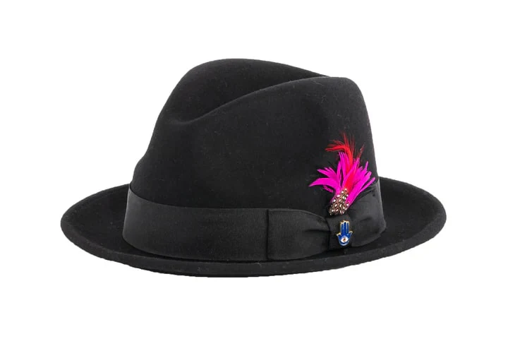 Fedora Hat in 10 Colors - 100% Australian Wool fabric - Image 25