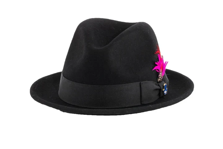 Fedora Hat in 10 Colors - 100% Australian Wool fabric - Image 26