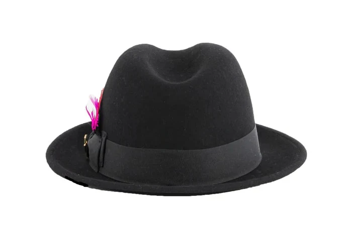Fedora Hat in 10 Colors - 100% Australian Wool fabric - Image 27