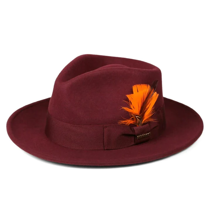 Fedora Hat in 10 Colors - 100% Australian Wool fabric - Image 35