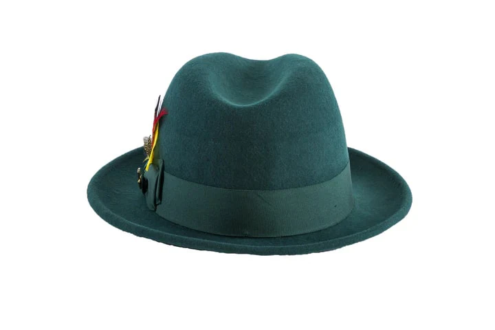 Fedora Hat in 10 Colors - 100% Australian Wool fabric - Image 40