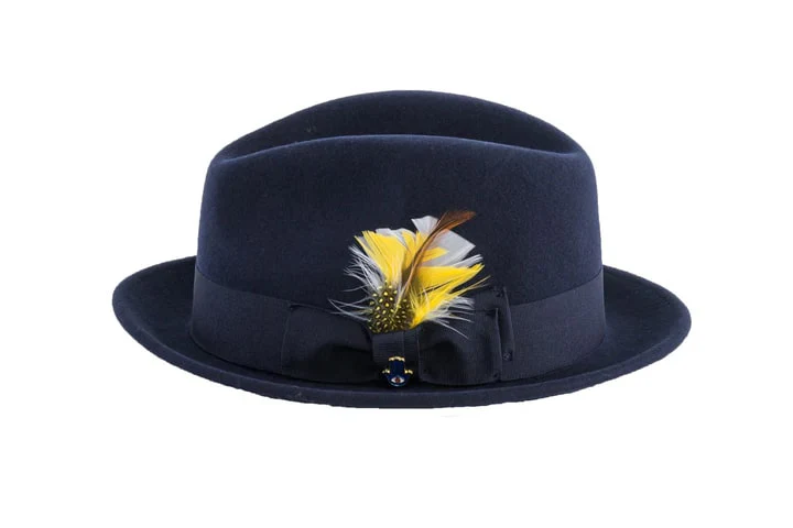 Fedora Hat in 10 Colors - 100% Australian Wool fabric - Image 47