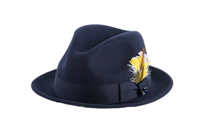 Fedora Hat in 10 Colors - 100% Australian Wool fabric - Image 51