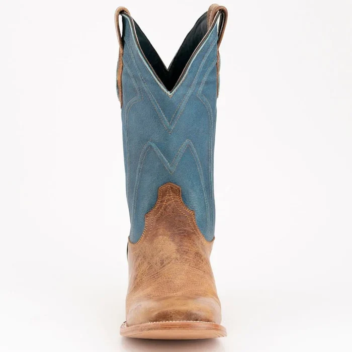 Ferinni Boot - Mens Dress Cowboy Boot  - Ferrini Men's Maddox Leather Boots Handcrafted - Antique Saddle in Antique Saddle - Image 4