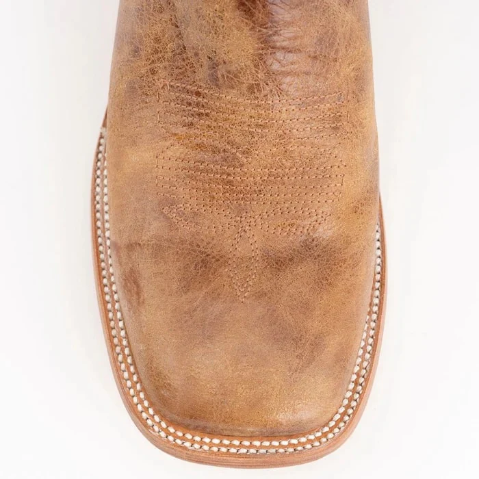 Ferinni Boot - Mens Dress Cowboy Boot  - Ferrini Men's Maddox Leather Boots Handcrafted - Antique Saddle in Antique Saddle - Image 5