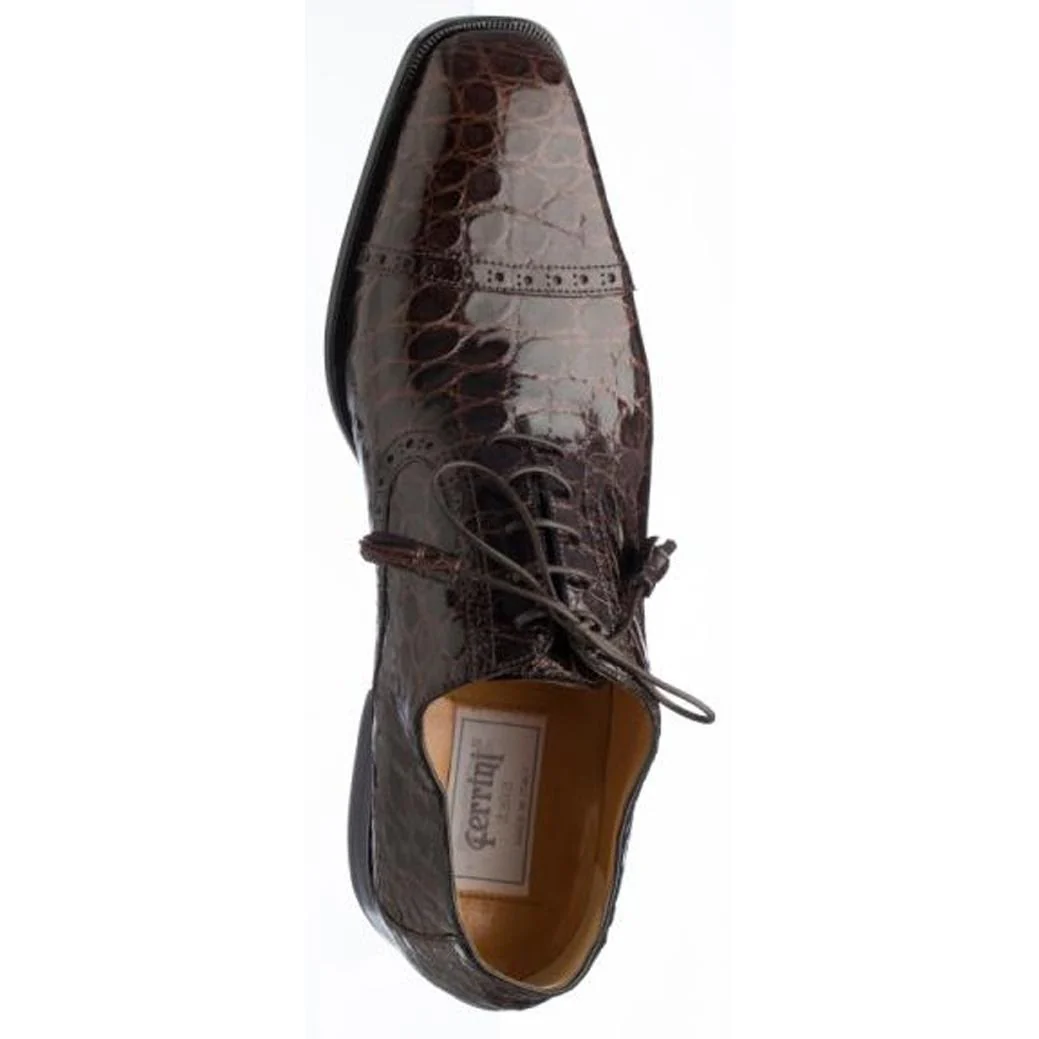 J Toe Cowboy Boots - J Toe Western Boots - Ferrini Alligator Shoes - Ferrini Crocodile shoe Dress Shoes - Ferrini Dress Shoe On Sale - Image 3