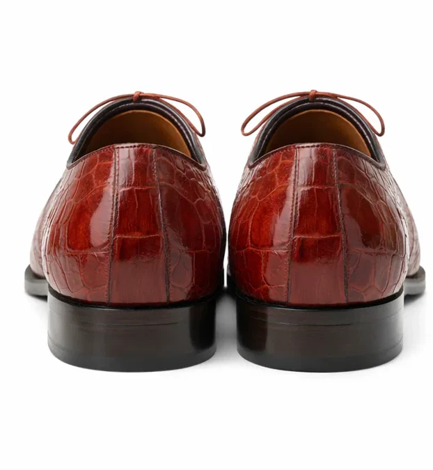 J Toe Cowboy Boots - J Toe Western Boots - Ferrini Alligator Shoes - Ferrini Crocodile shoe Dress Shoes - Ferrini Dress Shoe On Sale - Image 7