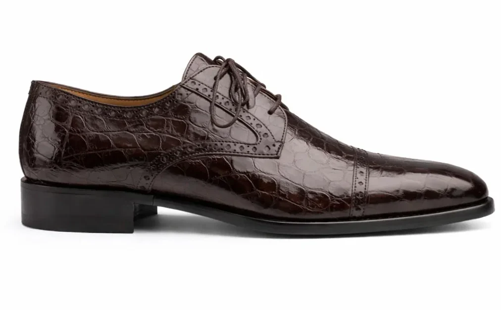 J Toe Cowboy Boots - J Toe Western Boots - Ferrini Alligator Shoes - Ferrini Crocodile shoe Dress Shoes - Ferrini Dress Shoe On Sale - Image 8