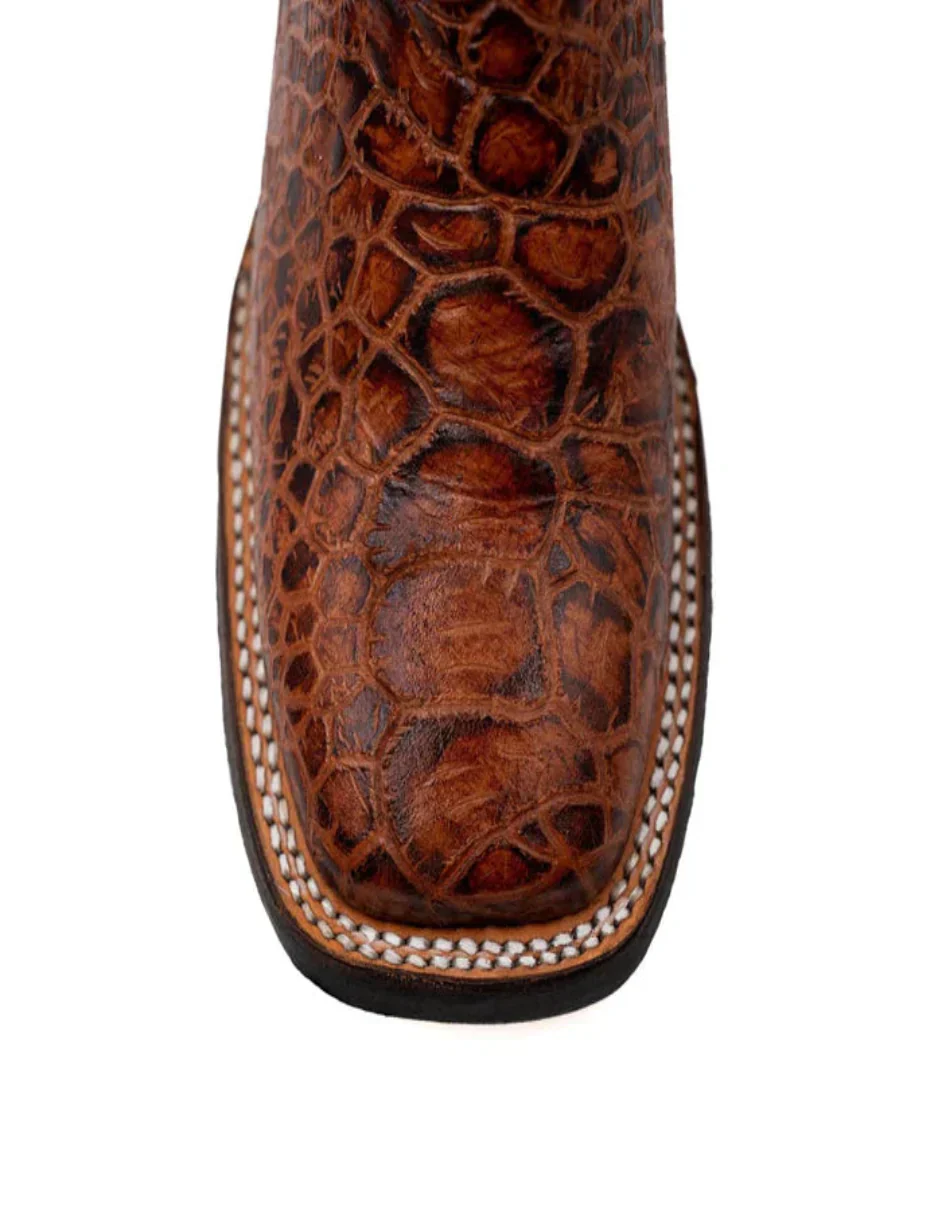Ferrini Women's Kai Square Toe Boots Turtle Print - Light Brown - Image 3