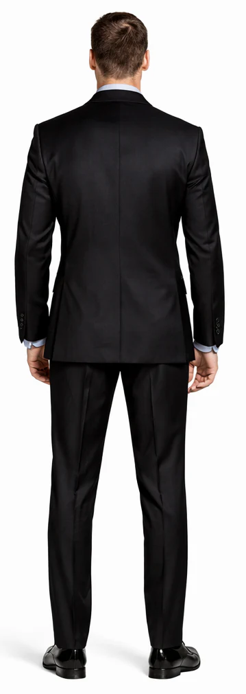 Giorgio Fiorelli Black and French Blue Two-Button Suit - Image 3