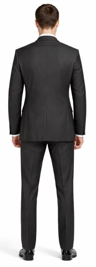 Giorgio Fiorelli Charcoal, Gray, and Light Gray Two-Button Suit - Image 2