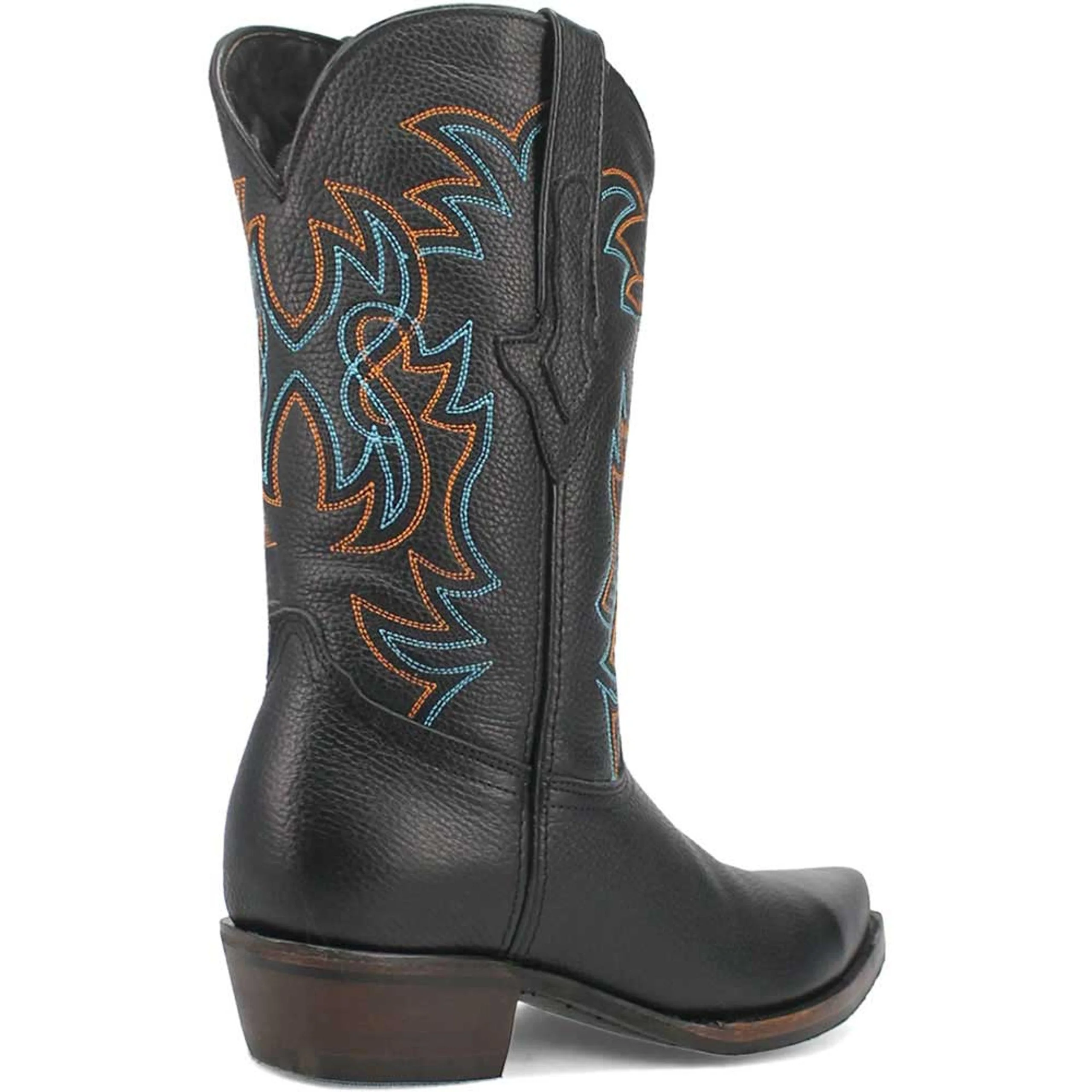 Dingo Gold Rush Black Leather Snip Toe Western Boots - Image 2