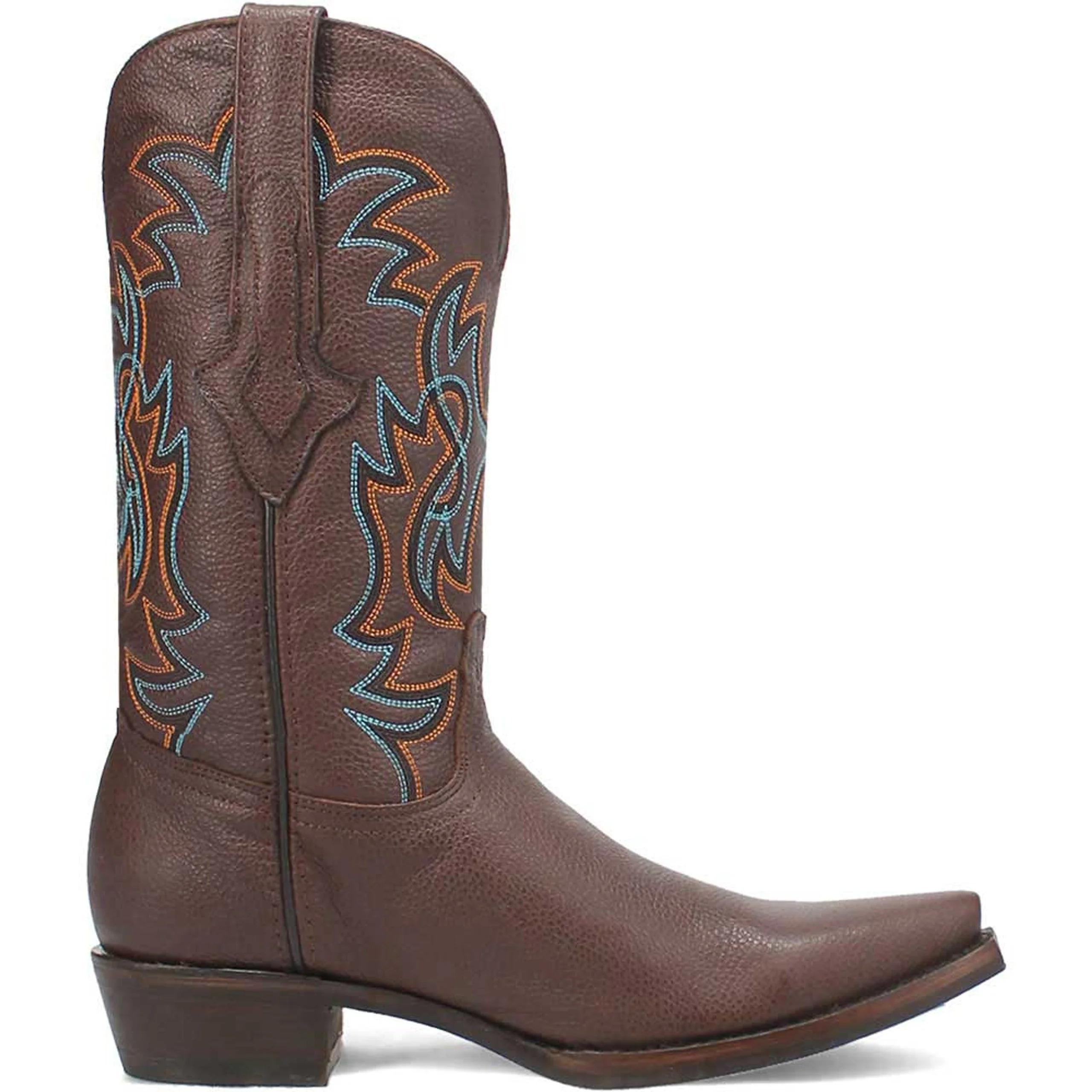 Dingo Gold Rush Brown Leather Snip Toe Western Boots - Image 2